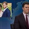 Prince Harry and Meghan Markle are SAVAGED on SNL in UK trade deal joke