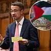 Labour MP says he's being 'intimidated by pro-Palestine protesters' who have hurled baked beans at him - and now the community 'is too scared to meet with him'