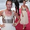 EastEnders star Lorraine Stanley displays five-stone weight loss in a glamorous sequin tulle gown at the Paul Strank Summer Party