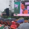 Roland-Garros 2025 : la fan zone de la Concorde prend l'eau avec Loïs Boisson