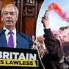 Nigel Farage warns Britain is facing 'societal collapse' with lawlessness taking hold 'very rapidly' - as he vows to halve crime in five years if he becomes PM