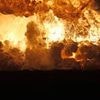 Elon Musk jokes that it's 'just a scratch' as his SpaceX Starship rocket bursts into a gigantic ball of flames during explosion at test site in Texas