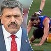 Channel Seven star shocks viewers with remarks about footy star Marcus Bontempelli's private parts during VERY rude slow-motion replay on live TV