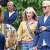 Have loved-up Fearne and her Rivals director boyfriend been hitting the his 'n' hers hair dye? Couple sport matching golden locks as they take a leisurely stroll in south west London