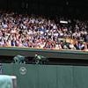 Carole and Mike Middleton join Duchess Sophie and King Frederik of Denmark in the Royal Box on day eight of Wimbledon