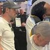 Rio Ferdinand, Gareth Bale and Glenn Hoddle slum it on budget Spanish airline as TNT Sports' pundits make last minute dash to Bilbao ahead of Europa League final