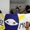 Vermummte äußern sich nicht: Linksextremisten blockieren Büro von Außenminister Wadephul