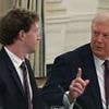 Mark Zuckerberg caught on hot mic making embarrassing admission to Donald Trump