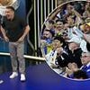 Red-faced Gary Neville caught making dig at Leeds fans live on Sky Sports in hot mic moment - prompting instant apology
