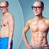 I swapped my chubby dad bod for a chiselled six-pack in just four weeks - before regaining a full head of hair... my wife's reaction was unbelievable