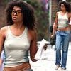 Harry Styles' new love interest Ella Kenny is seen for the first time since their steamy Glastonbury kiss as it's revealed she is friends with singer's ex girlfriend's stylist