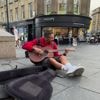 Newcastle legend, 41, spotted BUSKING in city centre and gushes over ‘dream come true’ to play in ‘my home’