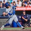 Mike Yastrzemski homers in his 1st at-bat as a Royal in 9-3 victory over the Blue Jays