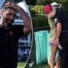 Emotional moment Jon Rahm reunites with his wife after humiliating collapse at PGA Championship