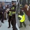 Britain's shameless fare dodgers revealed: Moment brazen commuters attack police, barge through barriers and insult train staff in bid to avoid paying for tickets