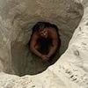 'I thought I was going to die': Brit tourist rescued from 8ft hole HE dug on Brazil beach tells of terror... but admits: 'It's just a guy thing to go to the beach and dig a hole'