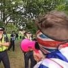 Angry protests erupt outside taxpayer-funded asylum hotel as demonstrators shout: 'Back in your rubber dinghies!'