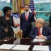 The stunning Angolan reporter whose beauty left Trump speechless in the Oval Office