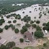 'Wall of water' threat hangs over Texas as evacuees are told to get to higher ground: Live updates
