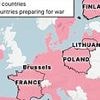 Europe floods its borders to stop Russia: Finland and Poland turn frontiers into anti-tank swamps as Germany warns Ukraine is 'just the start of Putin's plans for conquest' and EU stockpiles food
