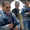 Scruffy Hollywood charmer is unrecognizable while filming with much younger actress