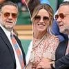 Russell Crowe explains the secret meaning behind the tie he wore at Wimbledon with fiancée Britney Theriot