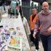 Union-voorzitter Muzio komt Anderlecht aanmoedigen, paars-witte fans ‘bedanken’ Wouter Vandenhaute met taart en champagne