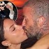 Posh birthday pecks for Becks! Victoria posts gushing tribute for 50th as family jets to secret European location for lunch - but there's a deafening silence from Brooklyn