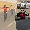 Cocky cyclist hit with instant karma after celebrating race win metres from the finish line