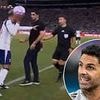 Astonishing moment Mikel Arteta is PUSHED back by Tottenham star Pedro Porro during pre-season friendly in Hong Kong - as fans label Arsenal boss the most unlikeable man in football'