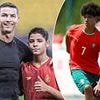 Cristiano Ronaldo sends heartwarming message to his son, 14, after making his international debut for Portugal