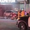 Vehicle 'ploughs into crowd' in Los Angeles to injure at least 20 - with five fighting for life