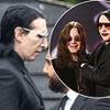 Marilyn Manson breaks his silence after he was pictured leading rock royalty at Ozzy Osbourne's funeral as he pays a heartfelt tribute to 'beloved friend'
