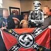 Fury as Neo-Nazis hold birthday party for Adolf Hitler complete with swastika flags and birthday cake