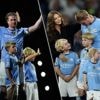 Gigantische tifo, gezangen, applauswissel en ereronde met gezin: zo verliep het royale afscheid voor ‘King’ Kevin De Bruyne in Manchester