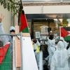 Pro-Palestijnse studenten blokkeren rectoraat UGent: “Stop de samenwerking met Israël”