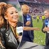 The awkward moment devout Muslim UFC legend Khabib Nurmagomedov refuses to shake Champions League final TV host Kate Scott's hand after greeting all of her male colleagues