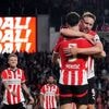 PSV wint dankzij hattrick Perisic ruim van Fortuna en legt druk bij koploper Ajax