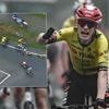 Jonas Vingegaard grijpt ondanks val de macht in Vuelta met knappe ritwinst en rode trui