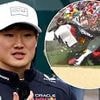 F1 qualifying is HALTED as driver suffers scary crash with his car flipping over ahead of Imola Grand Prix