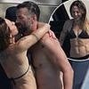 It's Melanie chiselled! Spice Girl Mel C, 51, lives up to her sporty nickname as she shows off her muscular physique while sharing a kiss with hunky boyfriend Chris Dingwall in Ibiza