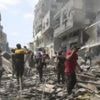 Israel bombards Gaza City as UK and allies demand action against 'unfolding famine'