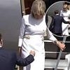 Brigitte Macron 'rejects and ignores' her husband in 'frosty' display, body language expert reveals - after THAT plane shove