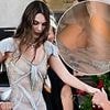Leonardo DiCaprio's girlfriend Vittoria Ceretti, 27, suffers major wardrobe malfunction at Jeff Bezos's wedding in same dress worn by A-lister's ex Gisele Bundchen