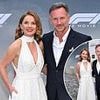 Geri Halliwell-Horner turns heads in white halterneck dress as she joins husband Christian for premiere of F1 The Movie in Times Square