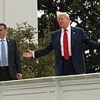 Trump goes where no other president has dared to tread as he yells out from the White House roof