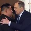 Russia's Sergei Lavrov hugs Kim Jong Un as he thanks North Korea for sending troops to Ukraine war - and tells Russians to visit the rogue state on holiday