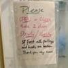 Landlord's three-page, handwritten instructions on how to use the shower stuns tenants - and it gets worse