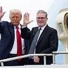 Keir Starmer joins Trump on Air Force One after The Donald told him cutting taxes and 'ruinous' immigration is the only way to beat Farage