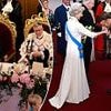 French president Emmanuel Macron and his wife Brigitte attend yet another opulent banquet during three-day state visit